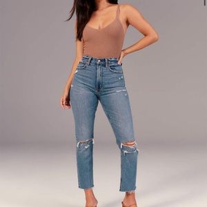 Curve Love Ultra High Rise Ankle Straight Jeans
